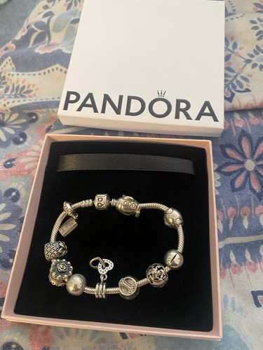 Pandora bracelet 17cm with - pandora,