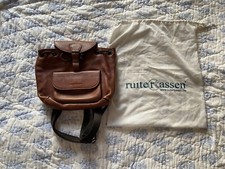 Ruitertassen Brown Leather Backpack