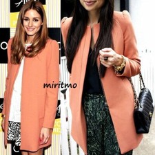 A683 ZARA WOMAN COAT CORAL