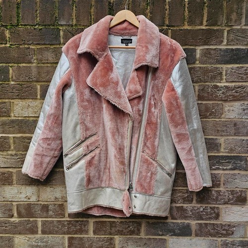 Pink silver oversized - pink,