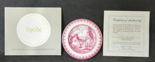 FRANKLIN MINT~Miniature Plates Of The World's Great Porcelain Houses ~ Spode