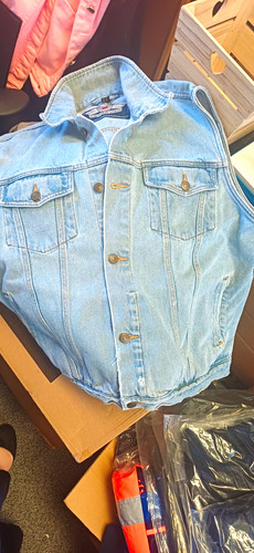 Upcycled denim waistcoat - upcycled,