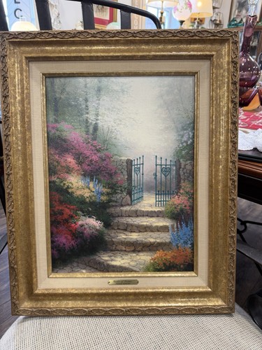 Vtg thomas kinkade framed - vtg,