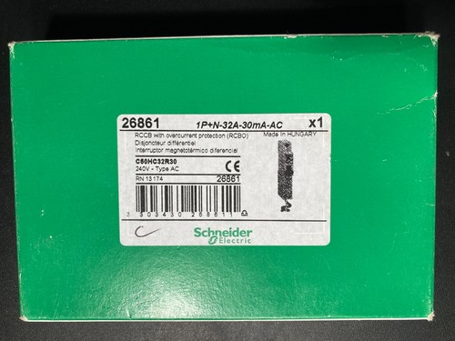Schneider 32amp rcbo - 32amp, rcbo's