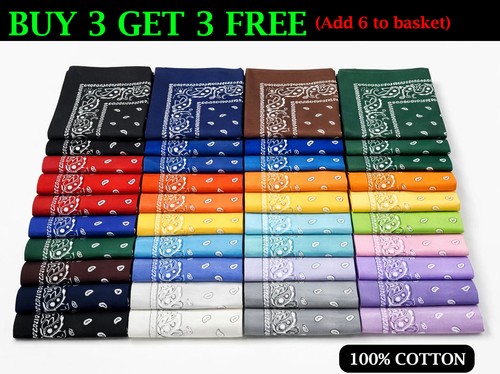 Bandana cotton paisley - bandana,