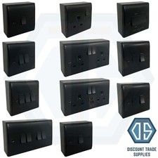 Matt Black Switches & Sockets