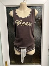 La Senza Brown Lion Vest & Shorts Pyjama nightwear set size 16