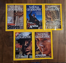 National Geographic Magazine Bundle 6 x 2003 Editions: July-November + Korea Map