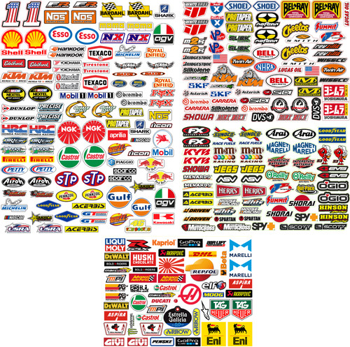 280 racing decals stickers - racing,