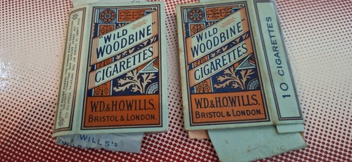 Vintage empty packets of - ,