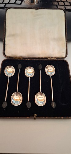 Set five silver - set, hallmarked