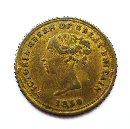 Victoria 1859 gaming token - 1859,