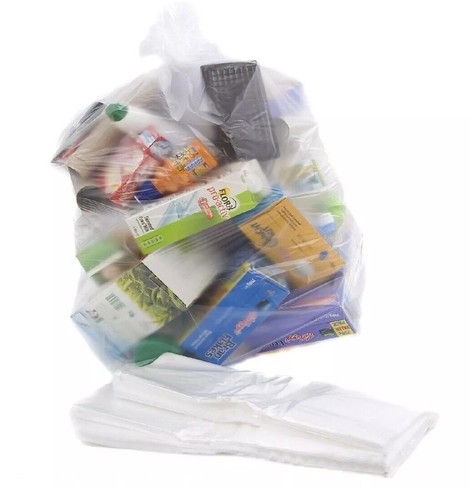 Clear bin bags - bin, duty