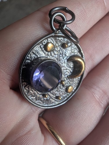 Mystic silver plated iolite - plated,