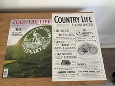 Country Life Magazine Celebrating 100 Years Old Jan 16, 1997 & Jan 8, 1897  ￼