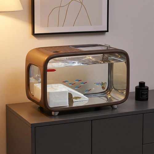Small fish tank plastic clear - plastic,
