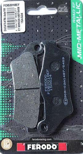 Ferodo fdb2018ef rear brake - fdb2018ef,