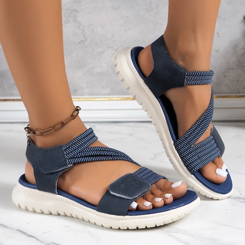 Ladies summer wedge slingback - wedge,