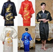 Mens Womens Retro Chinese Silk