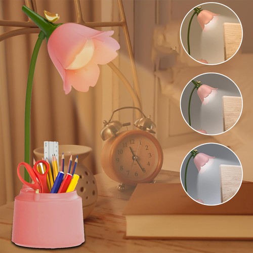 Led flower desk - flower,