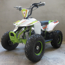 36V 800W Electric Kids Childrens Mini ATV Quad Bike X Beast Motorsport Green