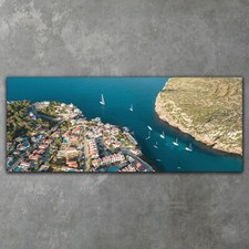 Island Coastline Yacht