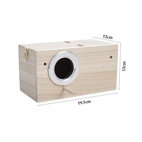Nesting house wooden bird - wooden,