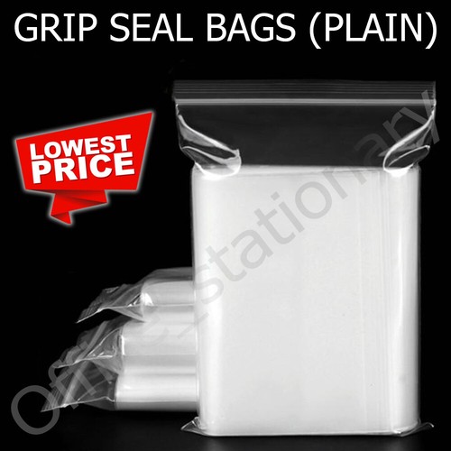 Grip seal bags self resealable - grip,