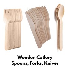 Disposable Wooden Cutlery Set
