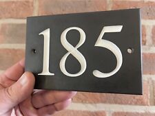 Natural Slate House Sign Deeply Engraved To Your Requirements 8"x4" 