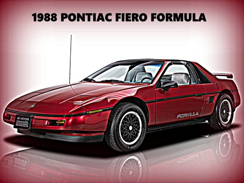 1988 pontiac fiero new - new, metal