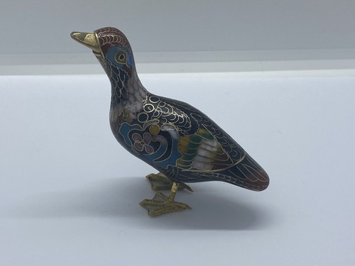 Cloisonne bird ornament 10x8cm - cloisonne,