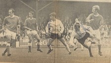 Luton Town - 60's - Rare hand signed picture x 2