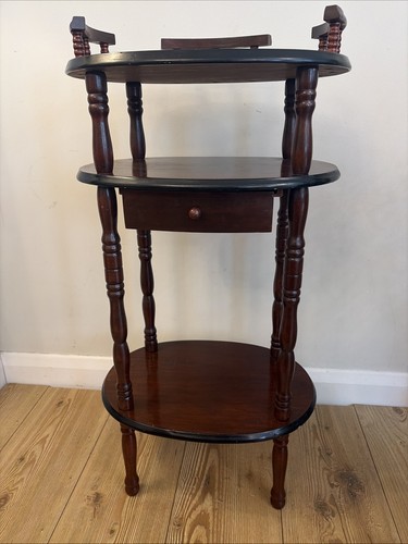 Tier vintage wooden stand - wooden,