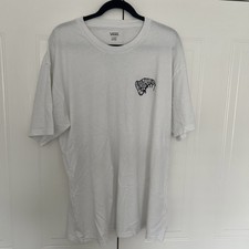 Vans White Pizza T-shirt Size XL