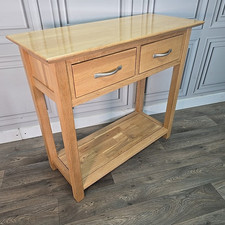 Vintage Oak Console Table -