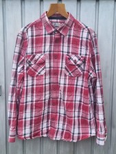 Lee Cooper Men's Chequered Cotton Long Sleeved Shirt XL