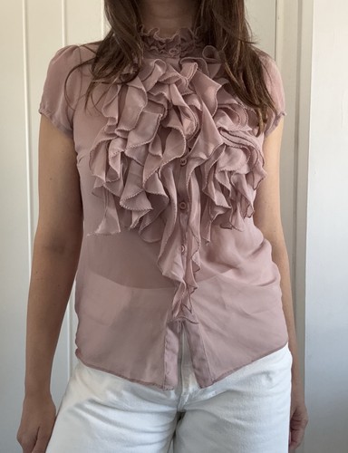 Saint tropez rose pink ruffle - rose,
