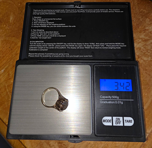 9ct yellow gold smoky - 9ct,