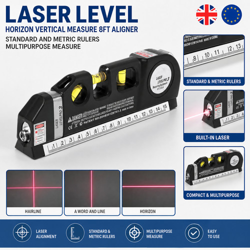Multipurpose laser level - laser, with