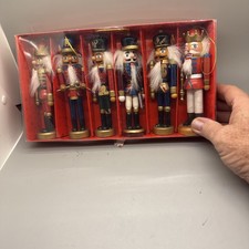 Box of 6  Wood Painted