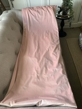 NEXT Pink Velvet Eyelet Curtains 90 x 90"