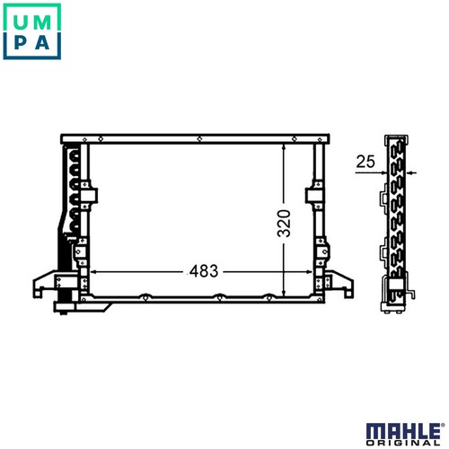 Condenser air conditioning for - condenser,