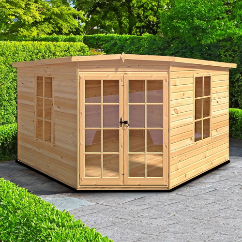 Garden log cabin - cabin,, in