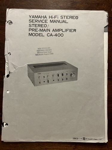 Yamaha 400 pre main - yamaha, hi-fi