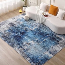 COOUS Washable Rugs for Living Room - Ultra Soft Area Rugs, Short Pile Non-Slip