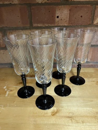 Luminarc france black glass - 6x,