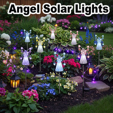 Solar Garden Angel LED Light