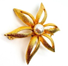 Vintage Sphinx Gold Tone