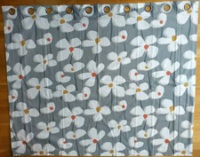 Lined floral curtains eyelet
